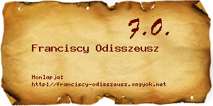 Franciscy Odisszeusz névjegykártya